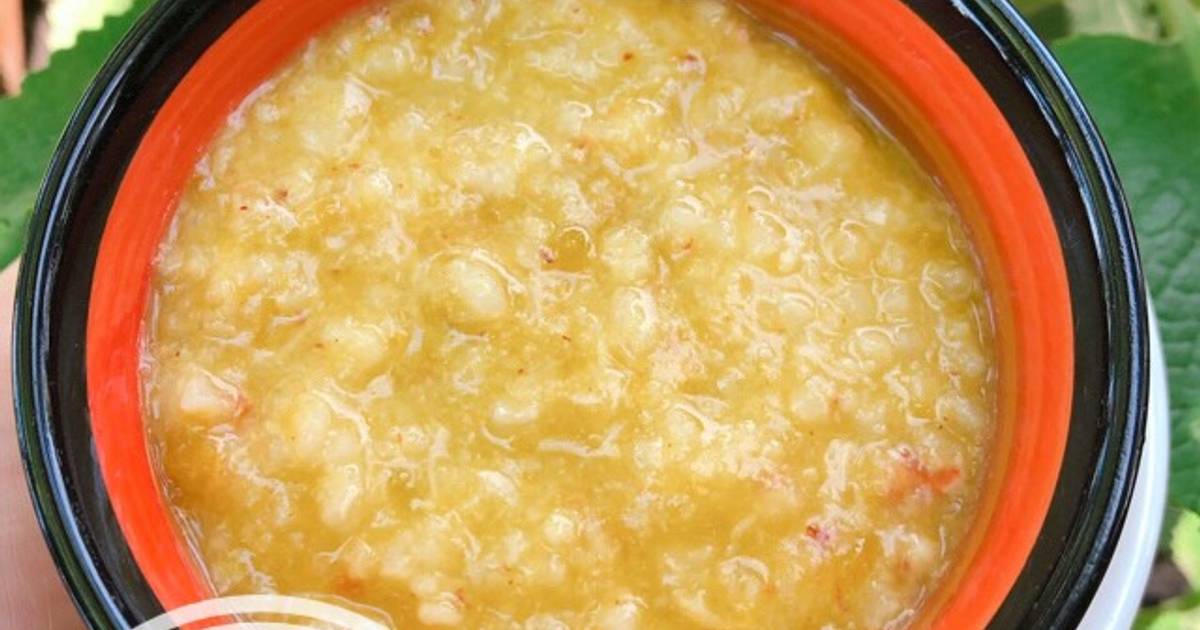 Ăn dặm - Cháo tôm bí đỏ
