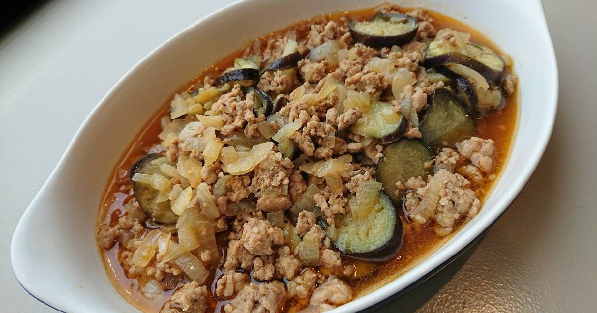 Thịt heo xào cà tím
