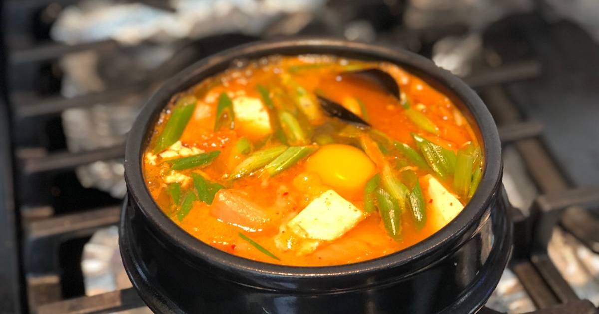 Súp tàu hủ Hàn quốc- Soft tofu stew