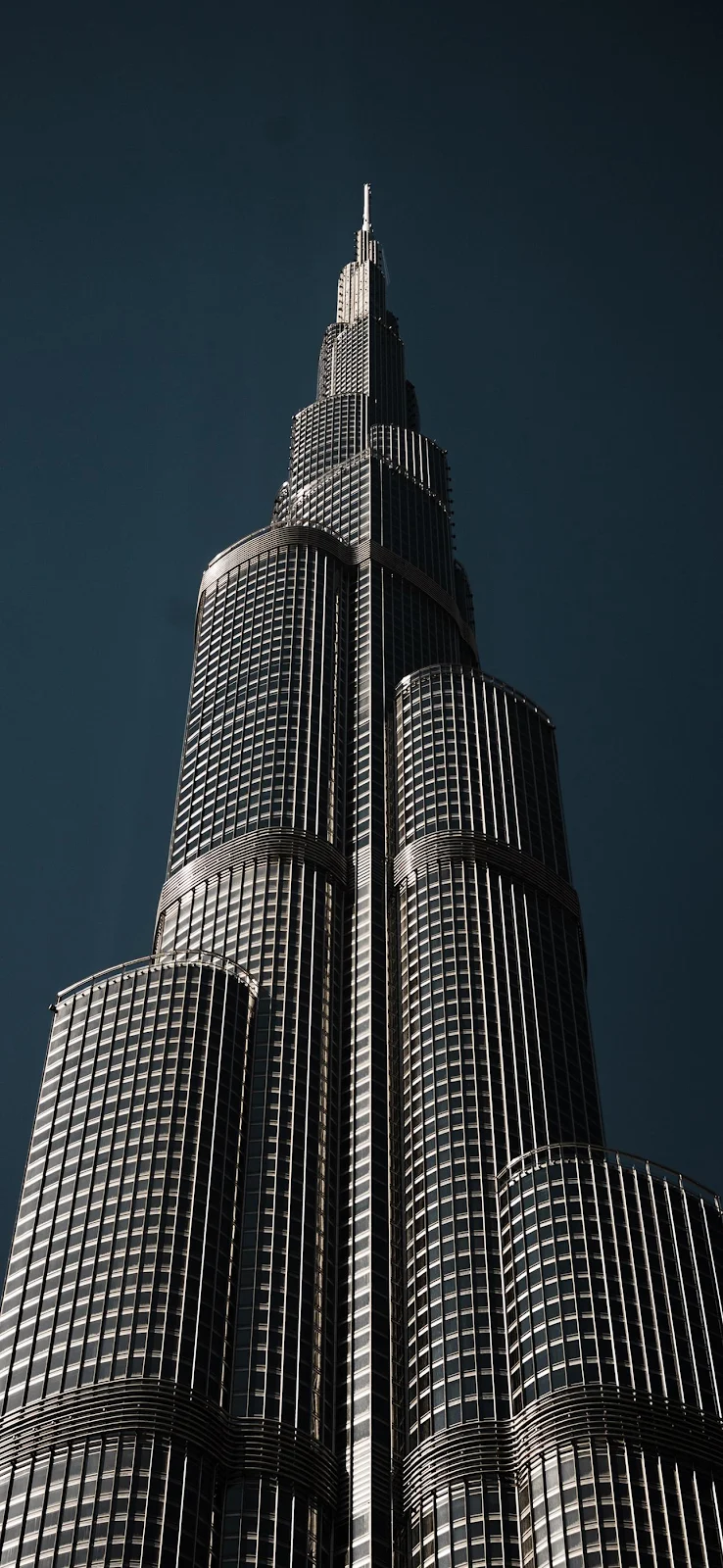 The Burj Khalifa Skyscraper - Architectural Photography Full HD iPhone Wallpaper (1290x2796)