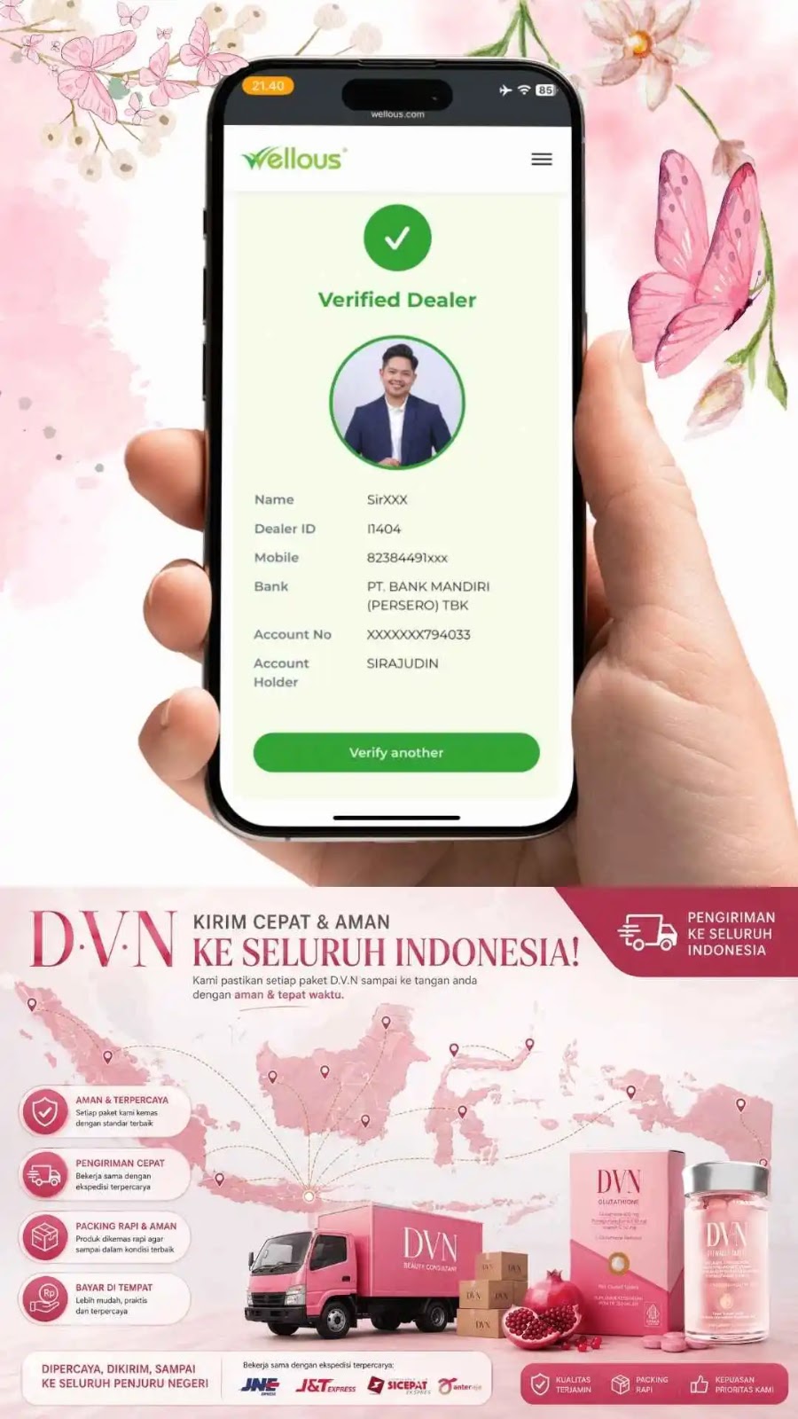 Info Pengiriman DVN