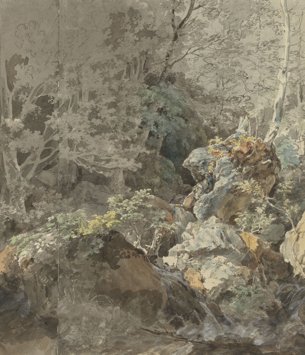 Waterfalls in a Mountain Forest 1797