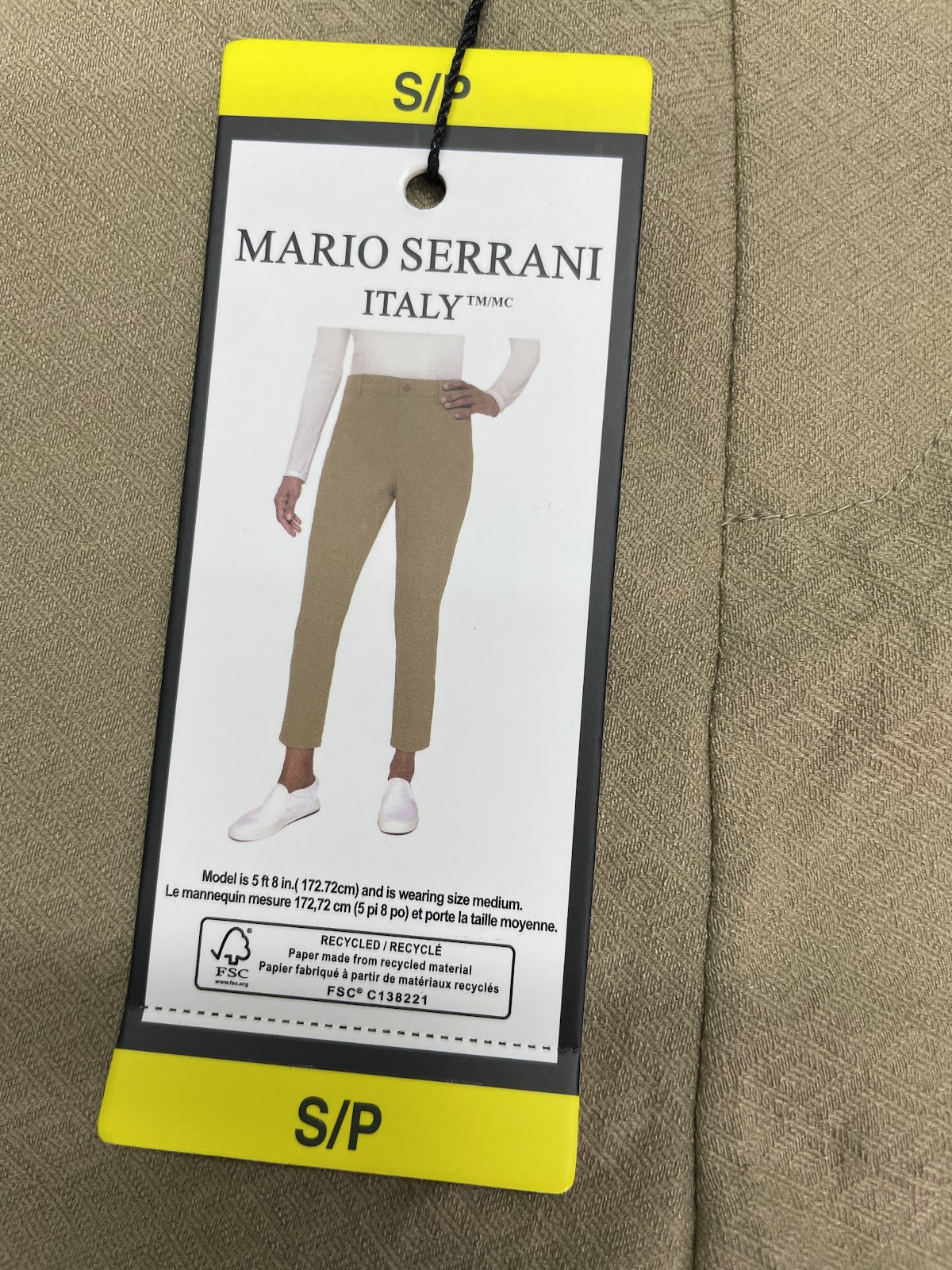 Mario Serrani Pants Brown S #126