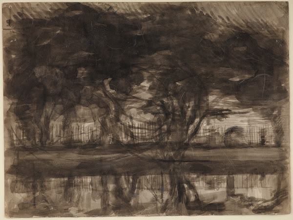 Trees by the water 1892 1893
