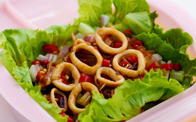 Mực Hấp Kiểu Thái