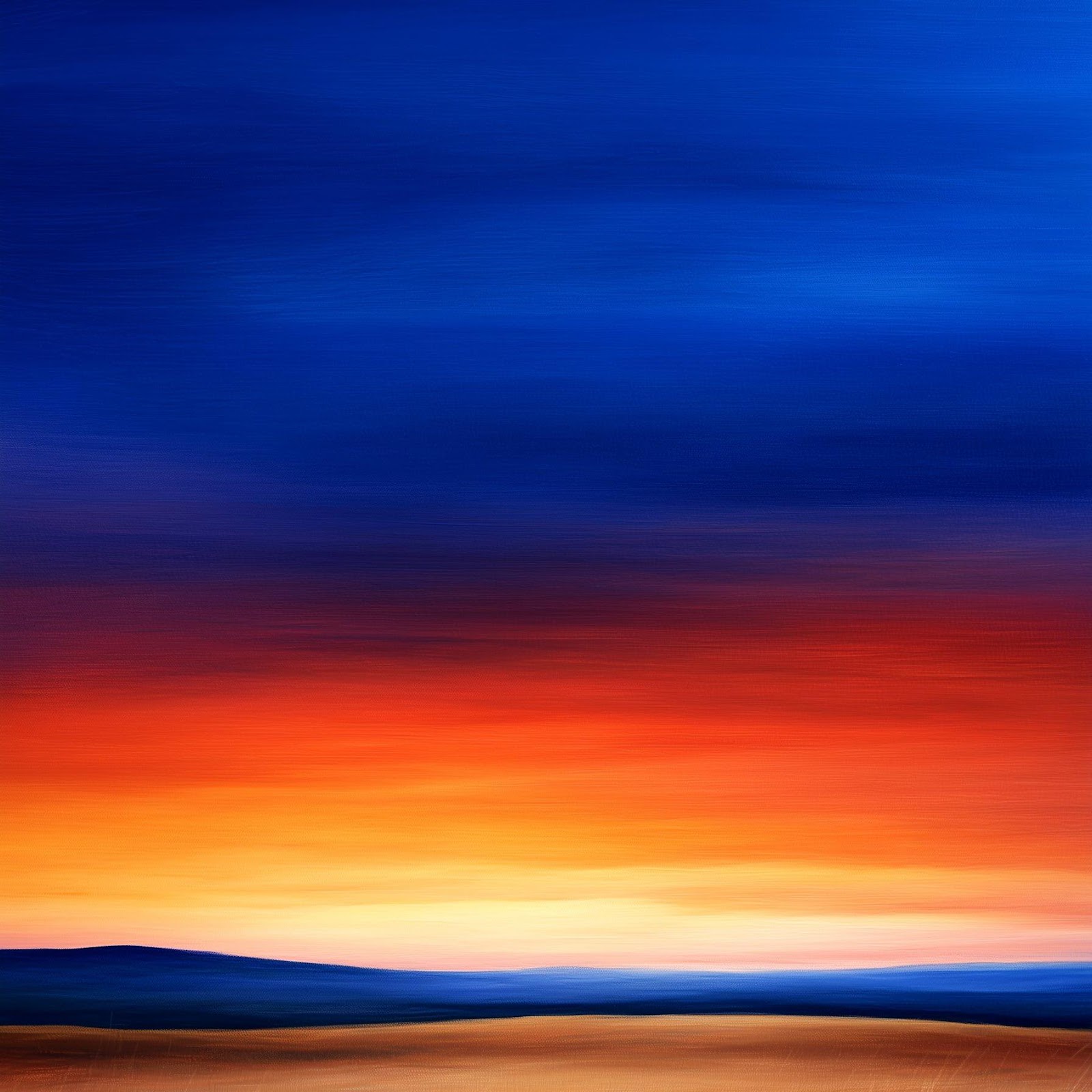 Download Sunset, Landscape, Field, Sky 2K iPhone