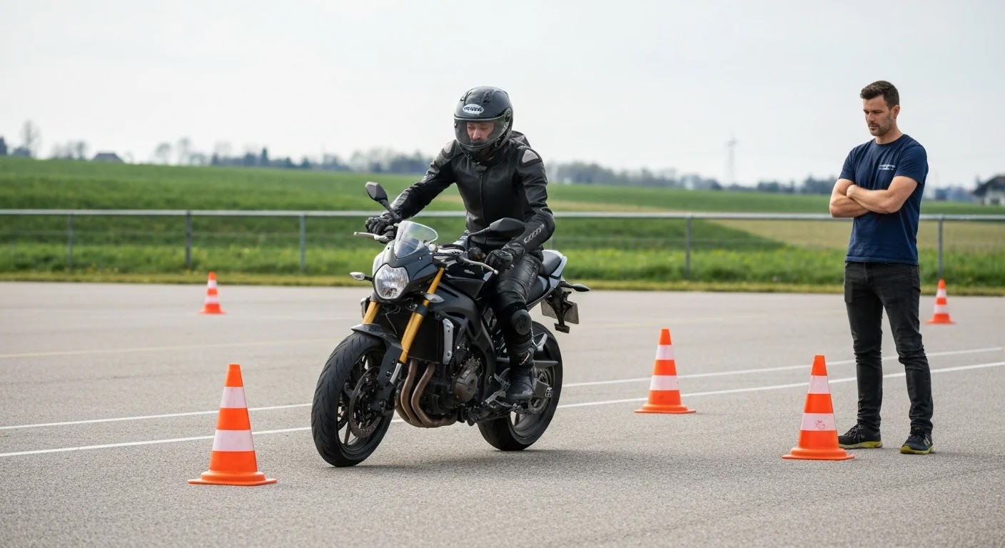 Parcours Lent Moto : Exercices pour un Examen Réussi