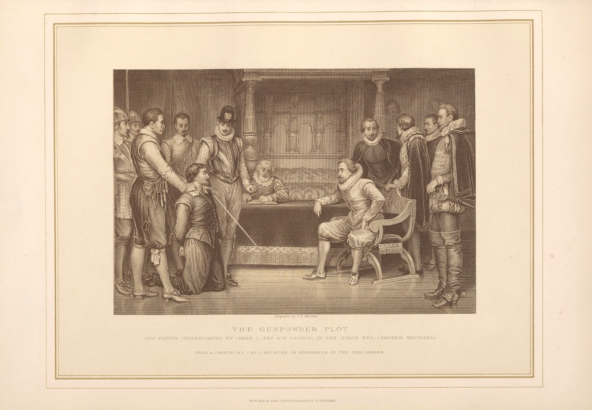 The Gunpowder PlotGuy Fawkes interrogated by James I  J M L Ralston 19th century