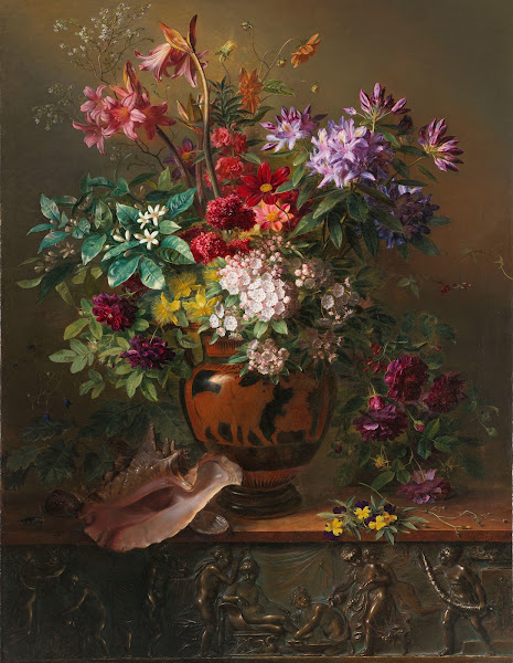 Still Life with Flowers in a Greek Vase Allegory of Spring 1817