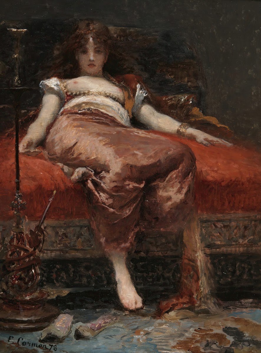 Femme Au Narguile 1878