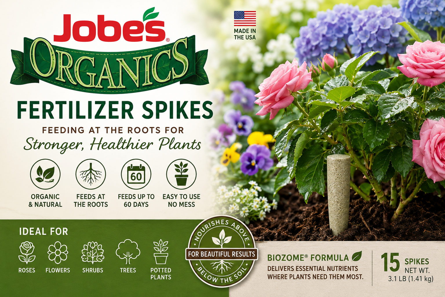 Jobe's Organics Fertilizer Spikes