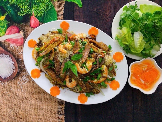 Miến Xào Tôm Bề Bề