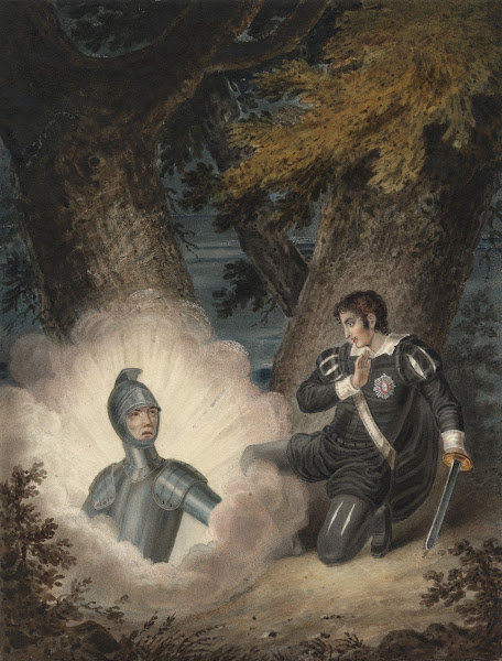 Hamlet I 4 Hamlet and ghost 1800 1830