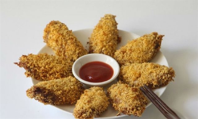 Cánh Gà Nướng Bột Xù