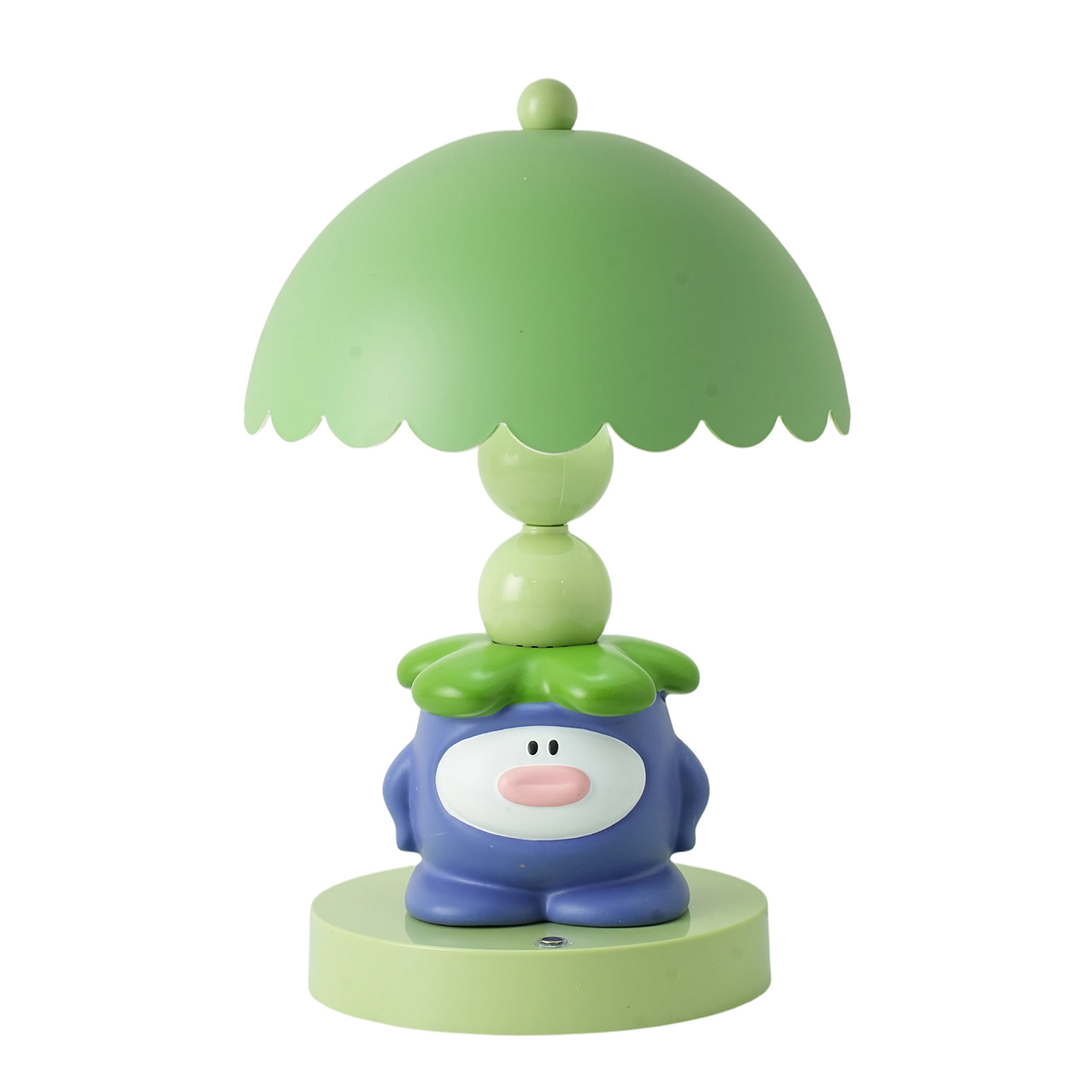 Cute eggplant table lamp with color change