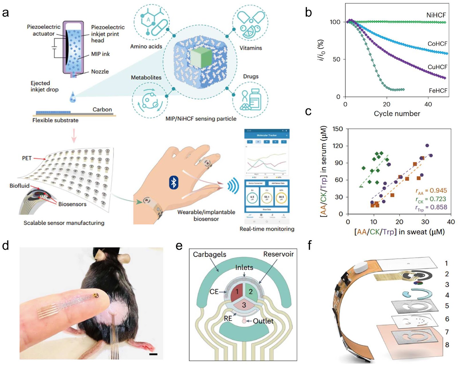Printable Core-Shell Nanoparticles Empower Stable Biosensing