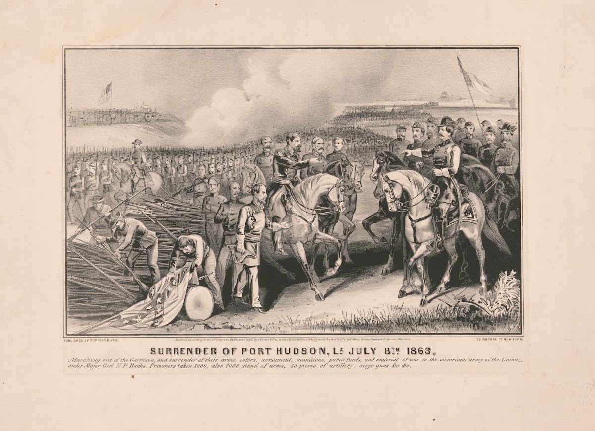 Surrender of Port Hudson La July 8th 1863 1863