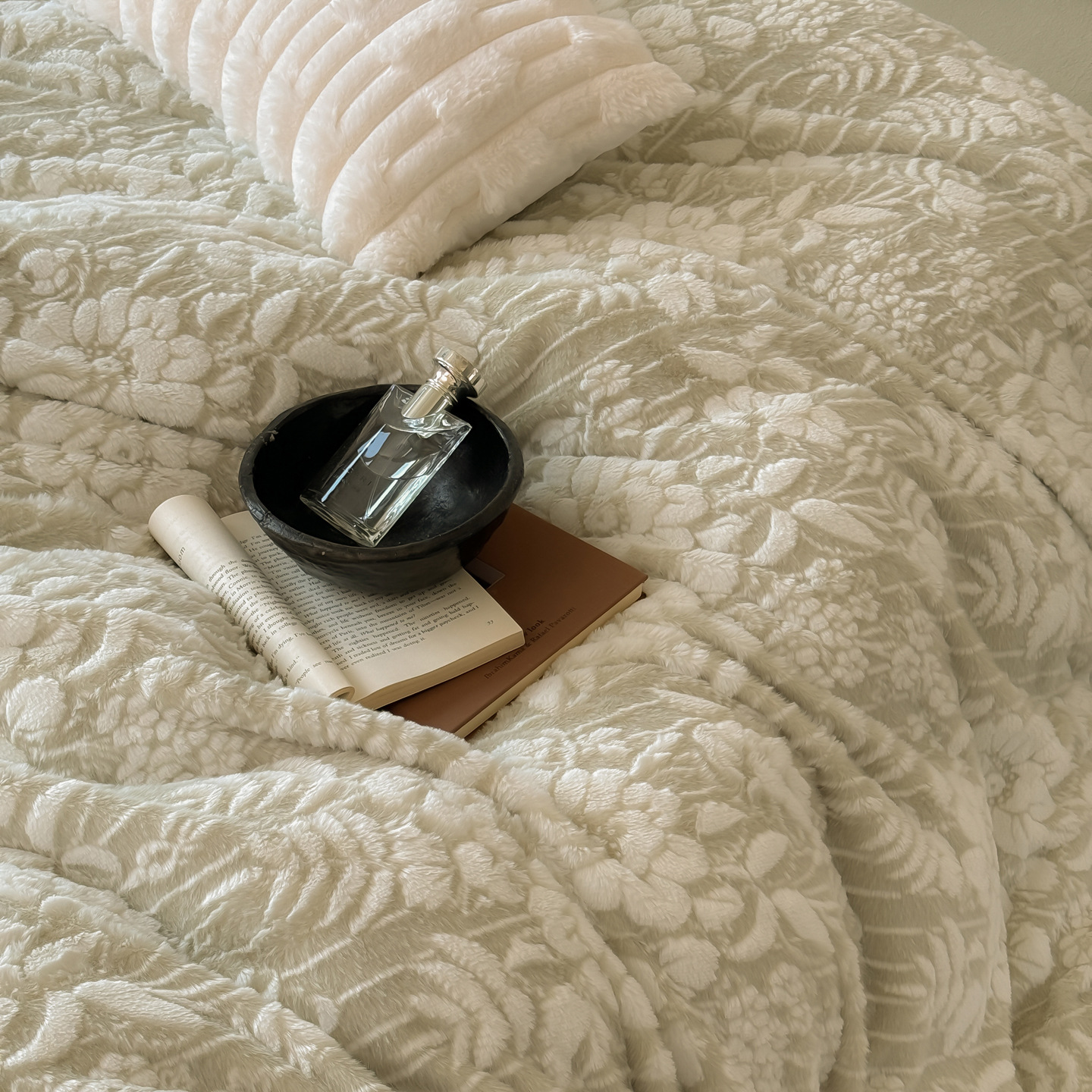 Bedding set, 4-piece, milk fiber, warming