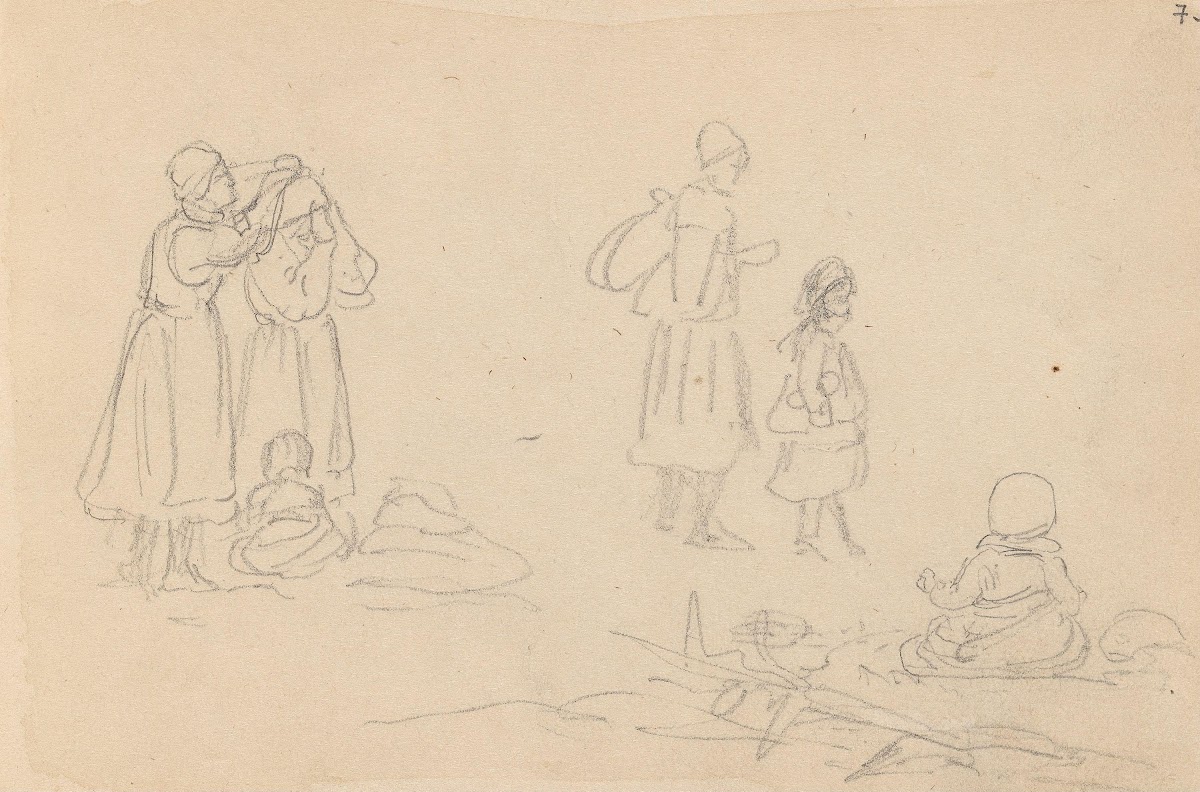 Figurstudier 1852