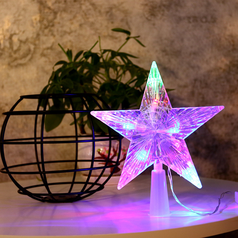 LED Star Tree Topper with Manual Control