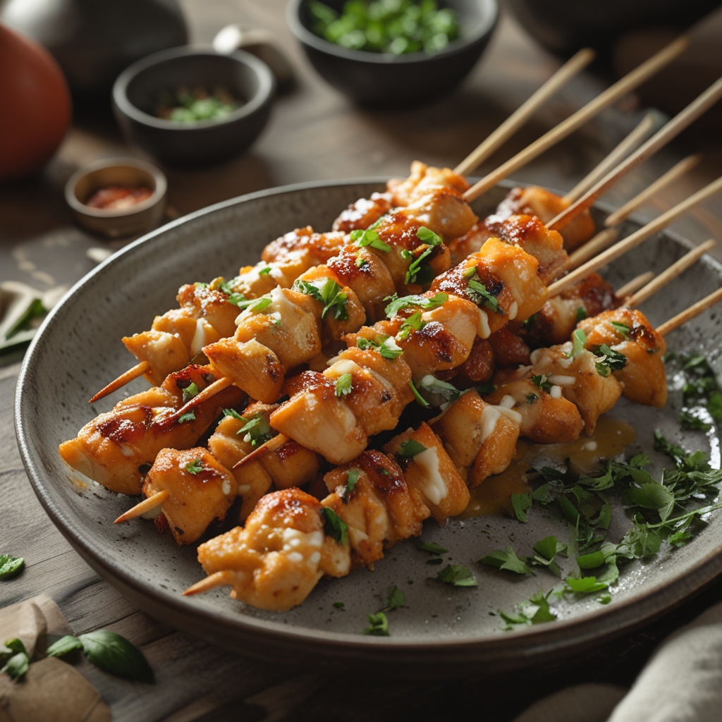 Easy Japanese Chicken Yakitori Skewers for Family Dinners – Quick & Delicious