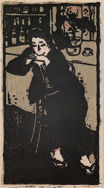 Woman in a Café 1914