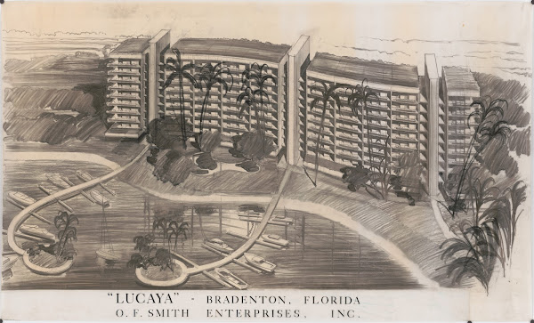Lucaya resort apartment complex Bradenton Florida 1973