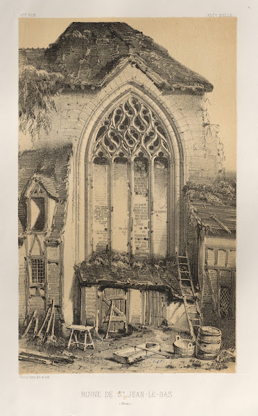 Ruine De St Jean Le Bas Aisne 1860