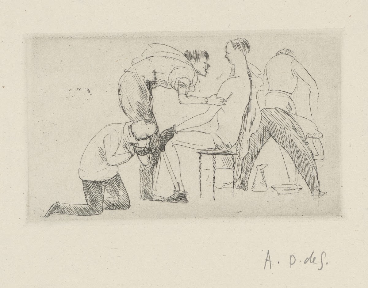 Tableau de la boxe illustré de 29 gravures à leau forte pl 25 1923