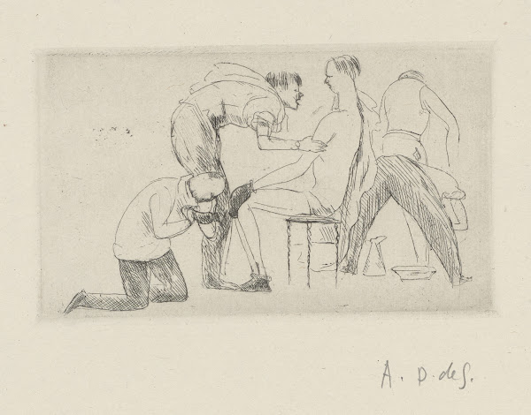 Tableau de la boxe illustré de 29 gravures à leau forte pl 25 1923