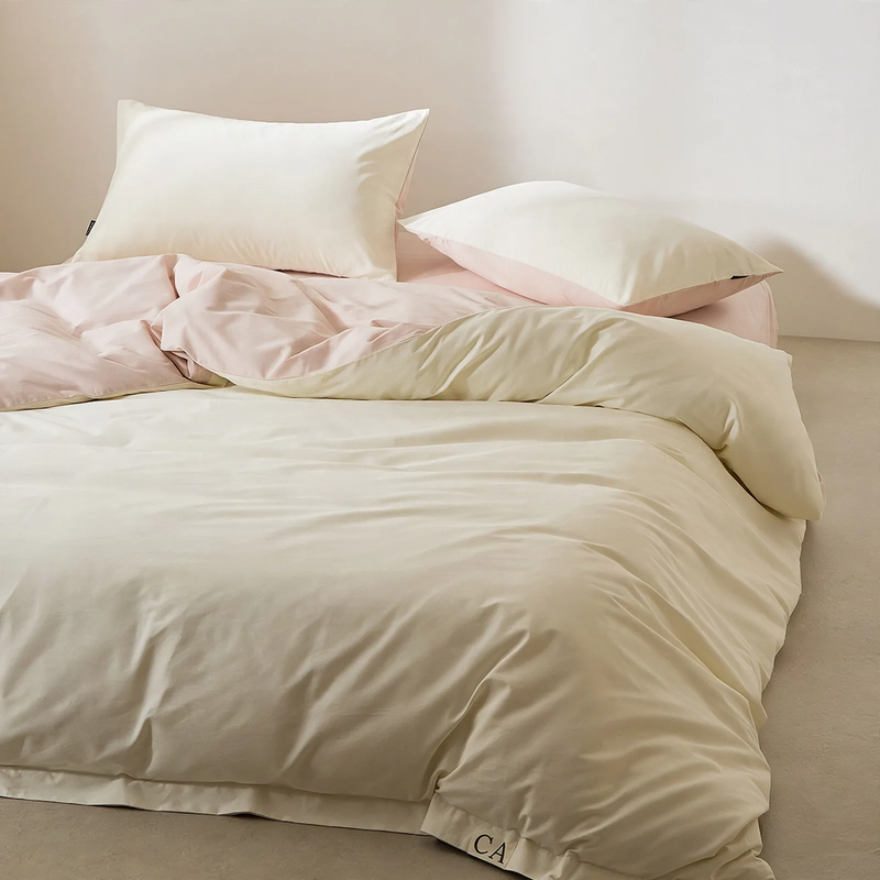 Cotton Bedding Set, 4-piece, Flannel Surface