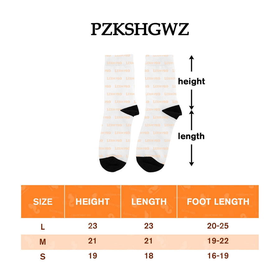 Straight Stitch Double Black Heel Socks