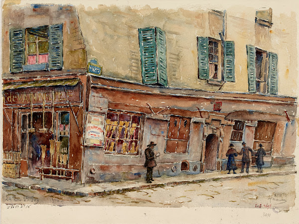 Vieille maison du XIVè siècle 24 rue Sainte Foy à langle de la rue Saint Denis 1