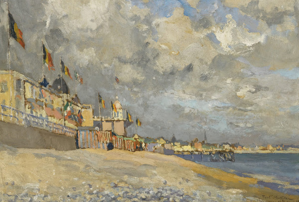 La PlageÀ Sainte Adresse 1915