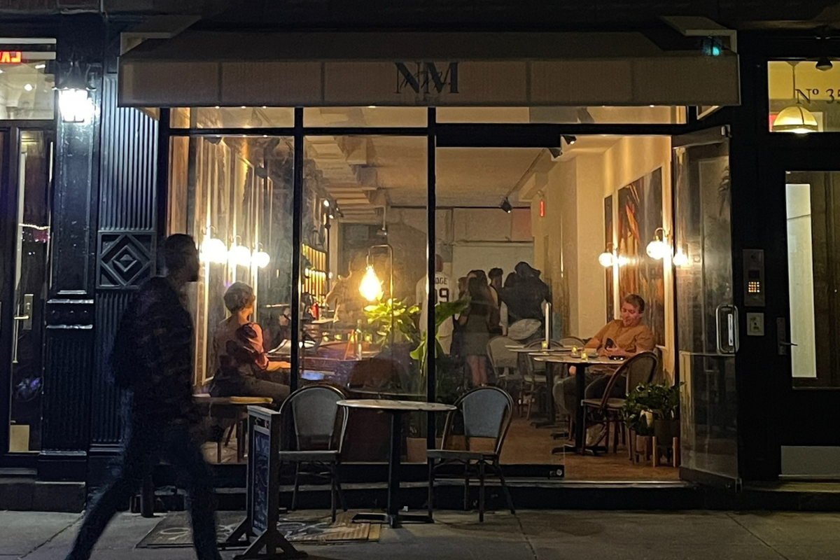 No More Cafe storefront on East 13th Street