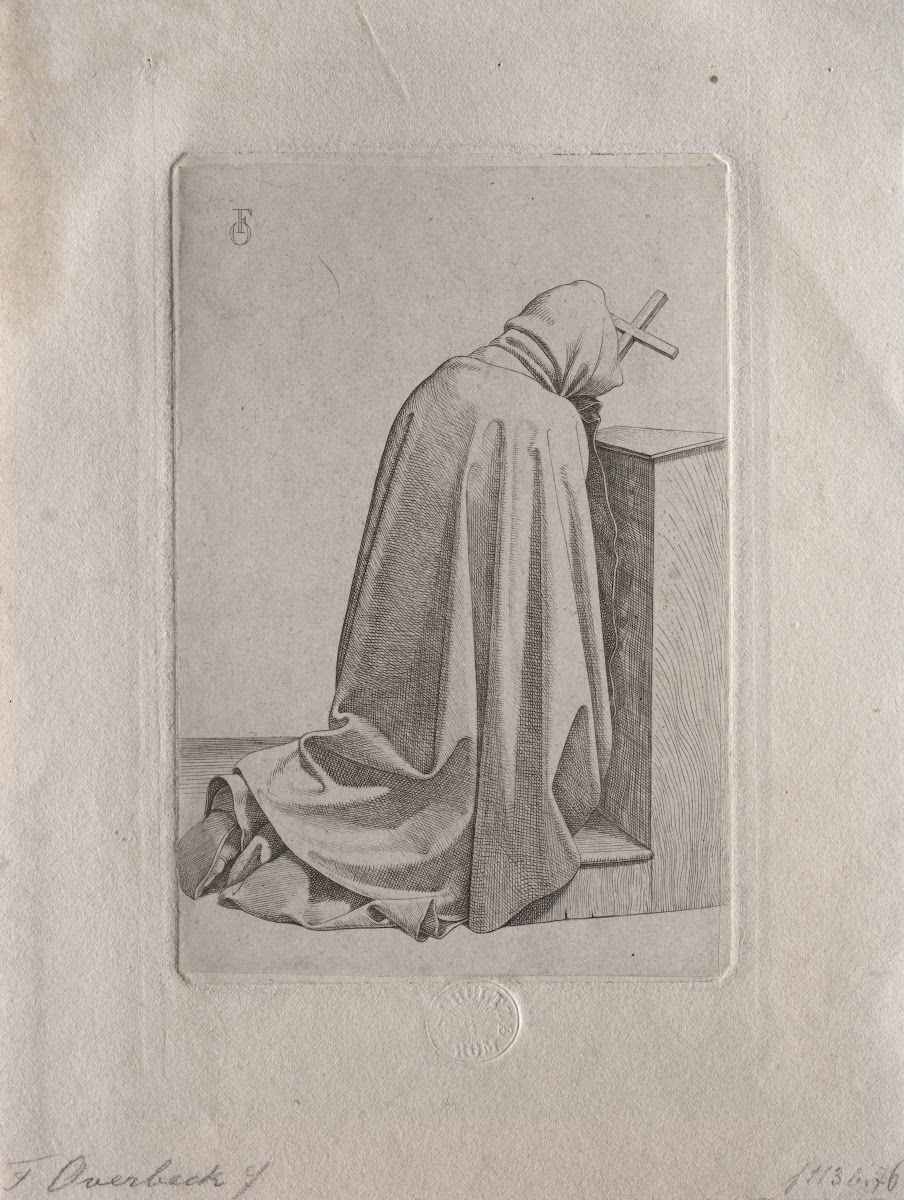 A Praying Monk 1826