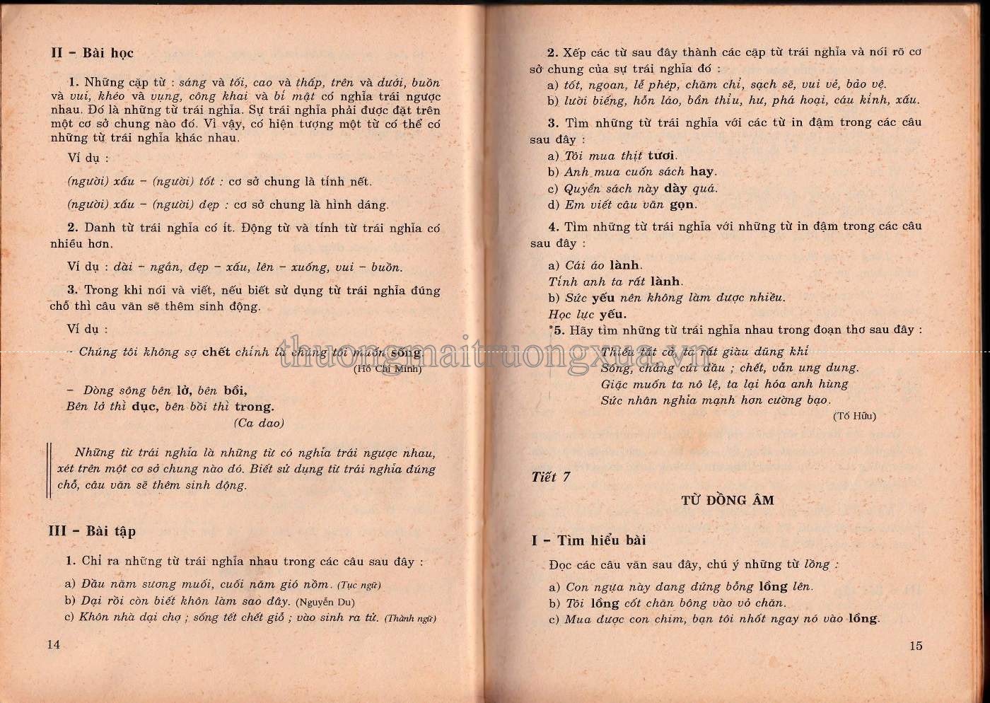 Tiếng Việt 6 (tập 1 2001) - Trang 55