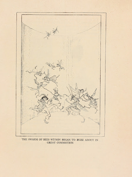 The swarm of bees within began to buzz about in great commotion 1918