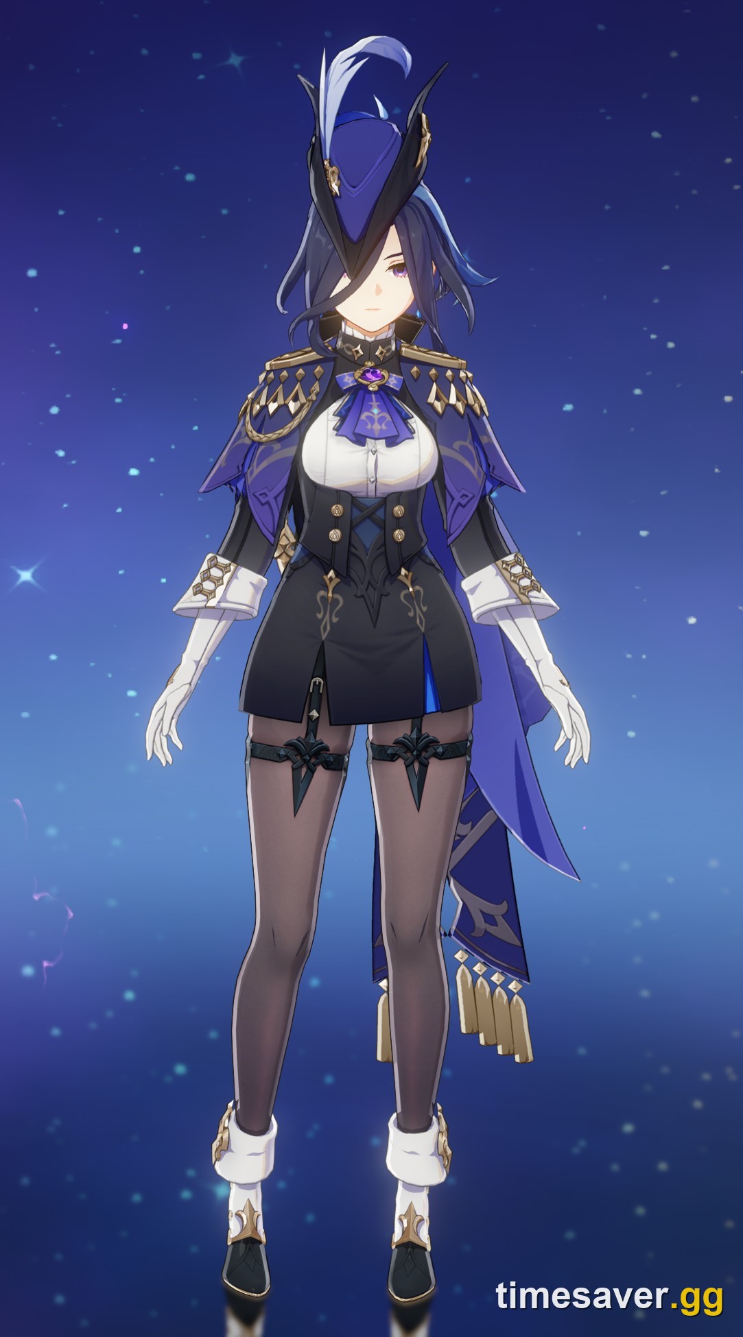Clorinde's in-game character model