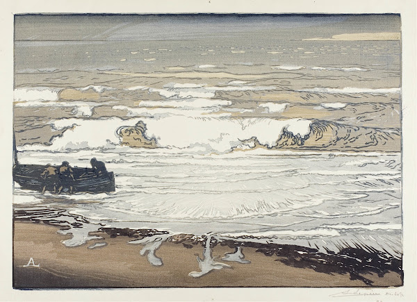 Breaking Waves September Tide 1901