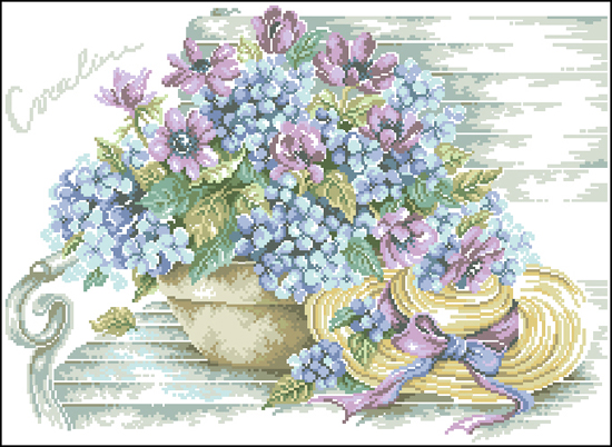 CMP Lanarte 34302 Straw Hat With Flowers