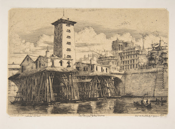 The Nôtre Dame Pump Paris 1852