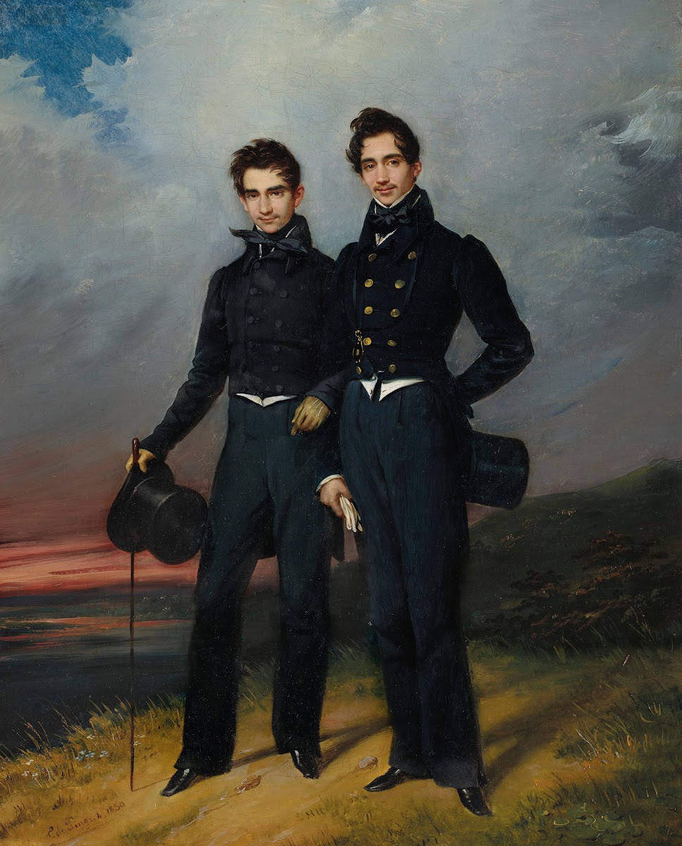 Portait of Two Young Men 1830