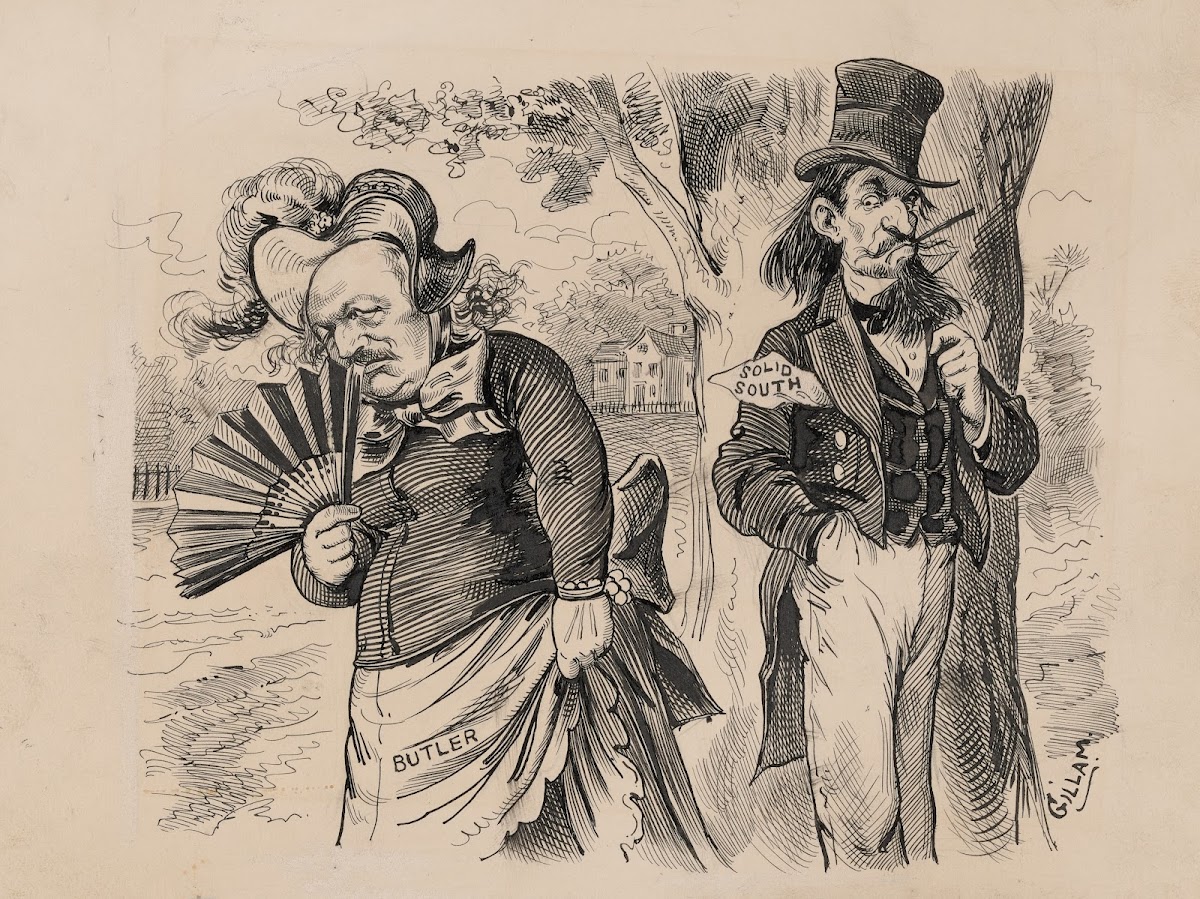 General Benjamen Butler flirting with the Southern vote in spite of the fact tha