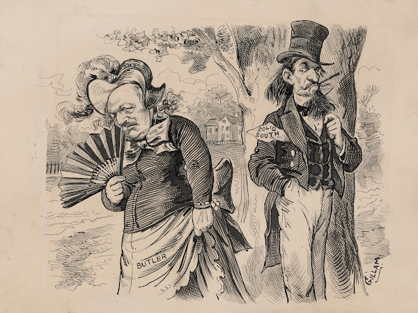 General Benjamen Butler flirting with the Southern vote in spite of the fact tha
