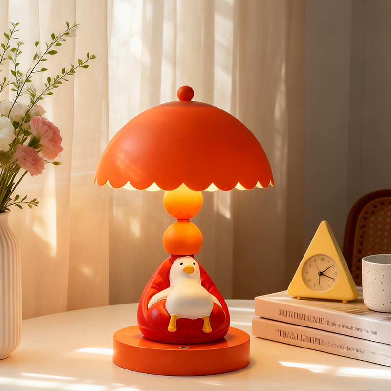 Duck table lamp, bedside lamp