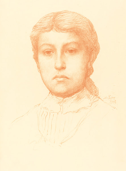 Head of a Young Girl Tete de jeune fille
