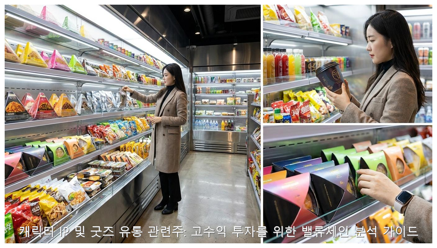 캐릭터 IP 및 굿즈 유통 관련주: 고수익 투자를 위한 밸류체인 분석 가이드 핵심 안내 및 분석 인포그래픽 (4)