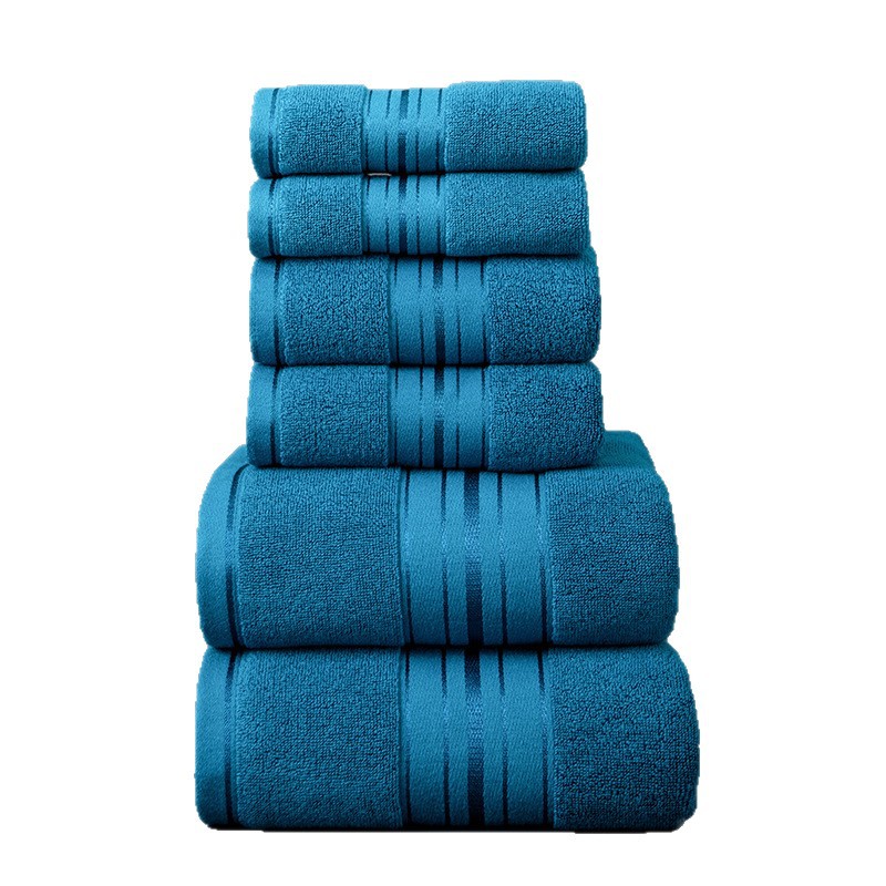 Badetuch-Set aus Baumwolle, 6-teilig