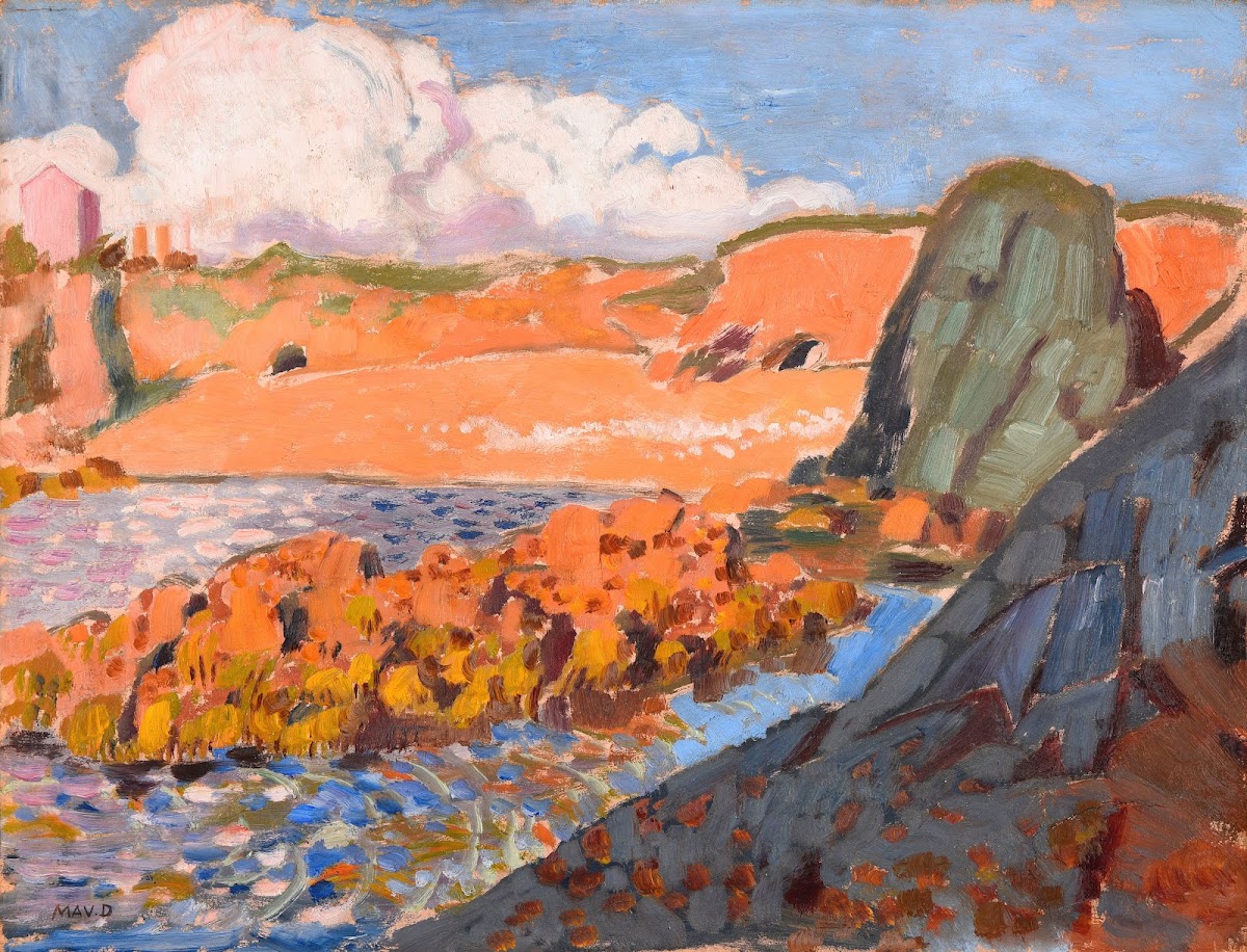 La plage rouge 1901